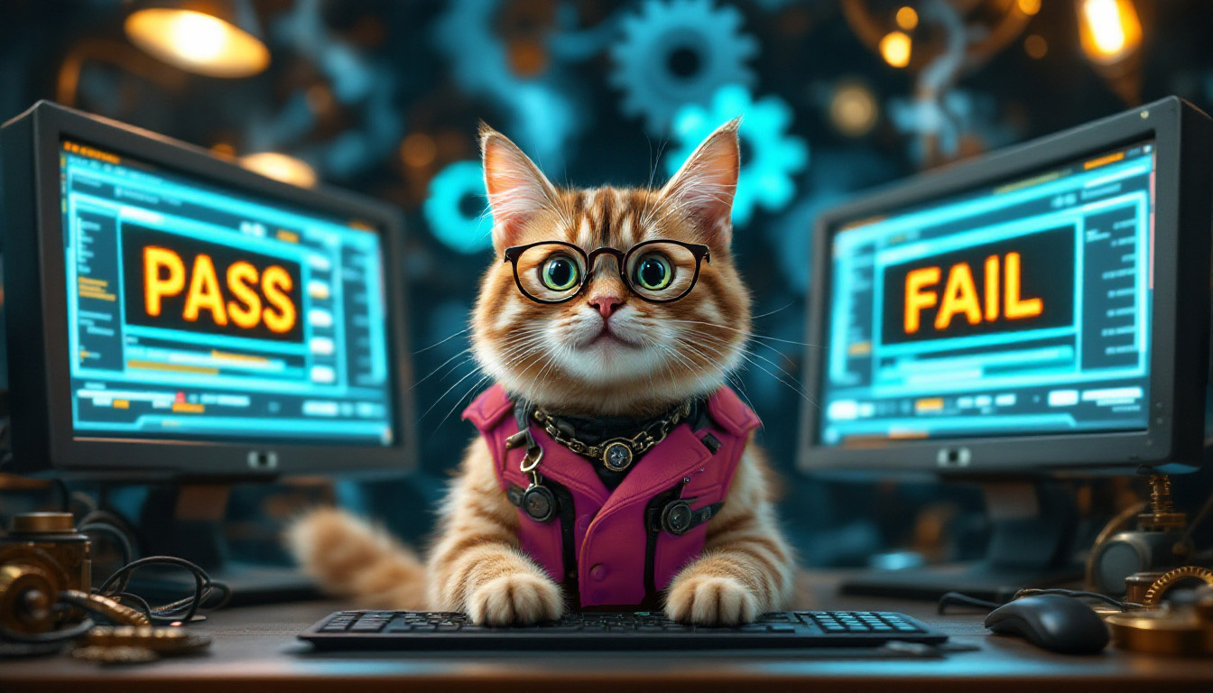 tester cat frontend-kehittäjä pyörä